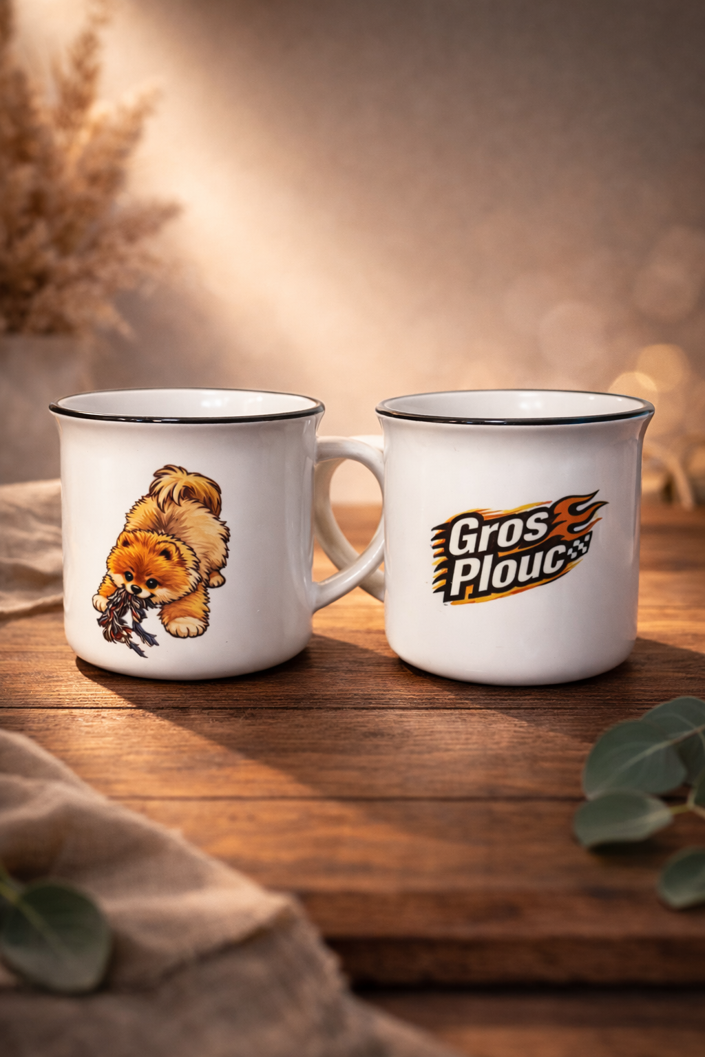 Édition Limitée🔥Mug Gros Plouc 🐶/ Vroum Vroum 🏍️